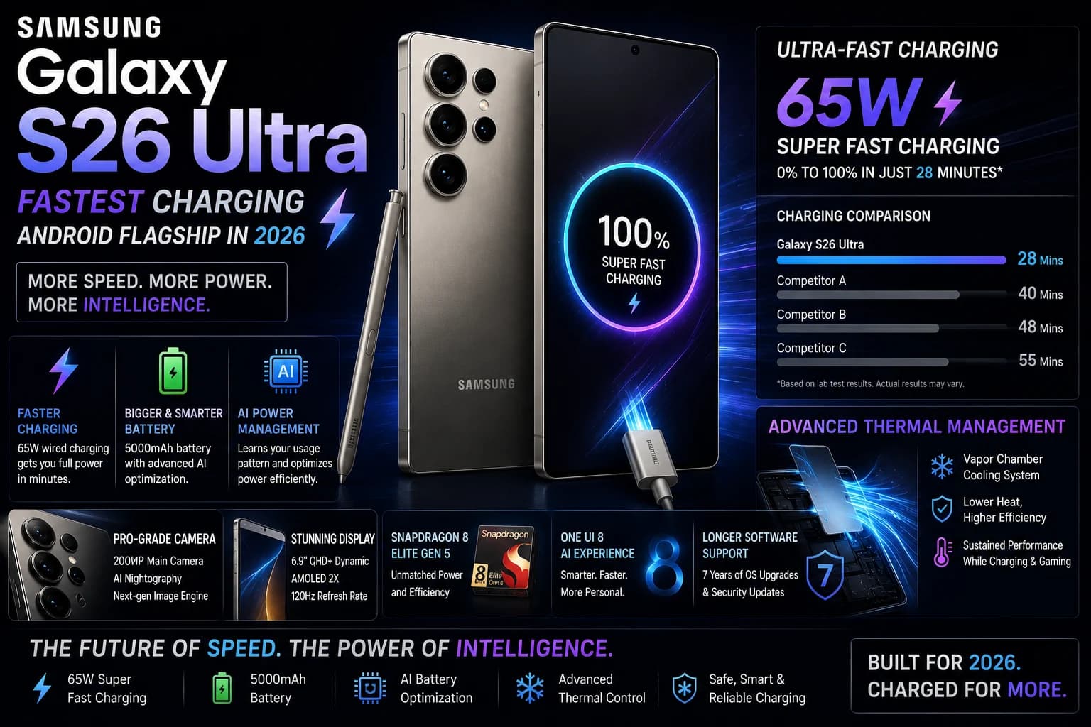 Samsung Galaxy S26 Ultra Becomes One of the Fastest Charging Android Phones in 2026
