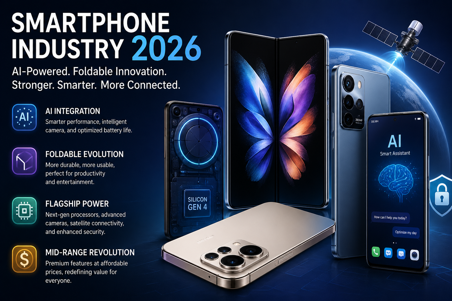 The smartphone industry in 2026 is undergoing a major transformation